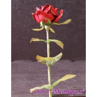 Роза одиночная с золотом (DFN 056 SОG.2.Н)